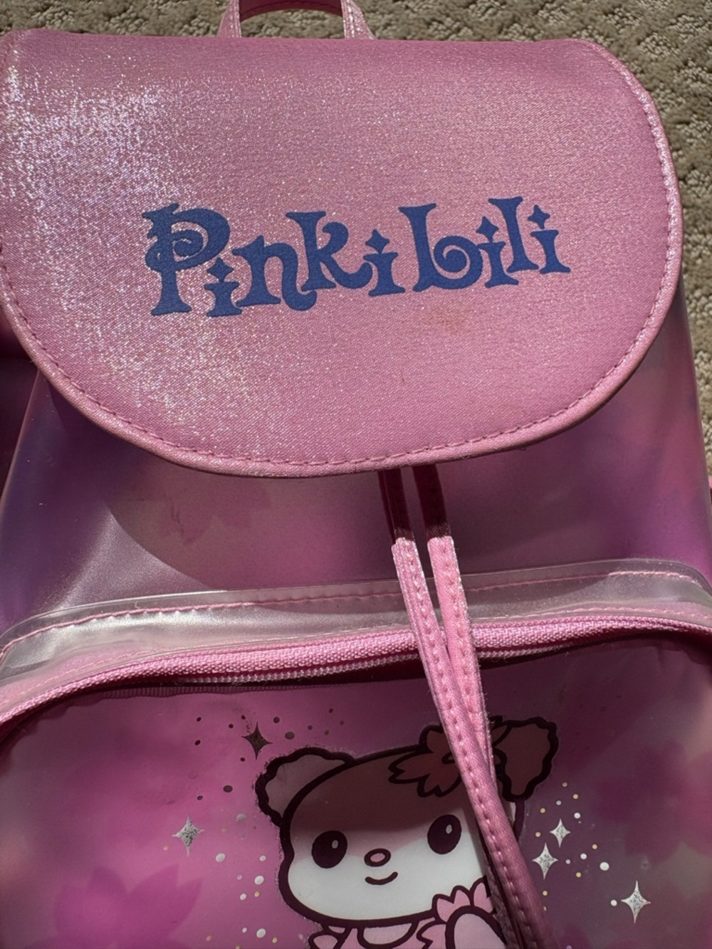 Vintage RARE Pinki Lili Mini Backpack 2002 Sanrio Hello Kitty - Picture 6 of 11